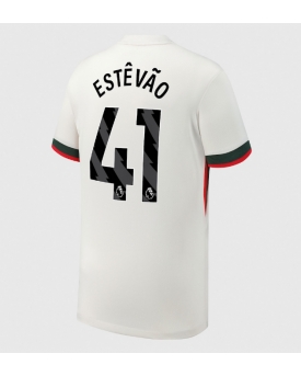 Chelsea Estevao Willian #41 Maglia Gara Trasferta Repliche 2025-26 Maniche Corte